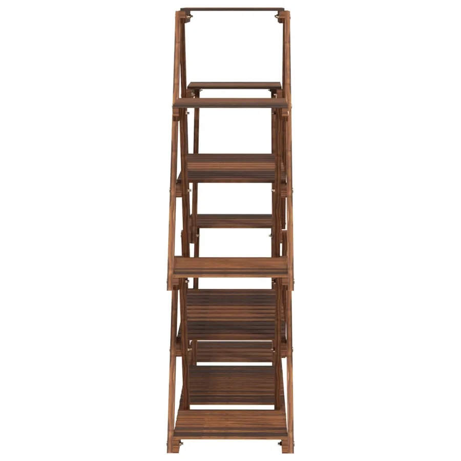 Support à fleurs 110x25x105 cm bois massif de sapin - 5