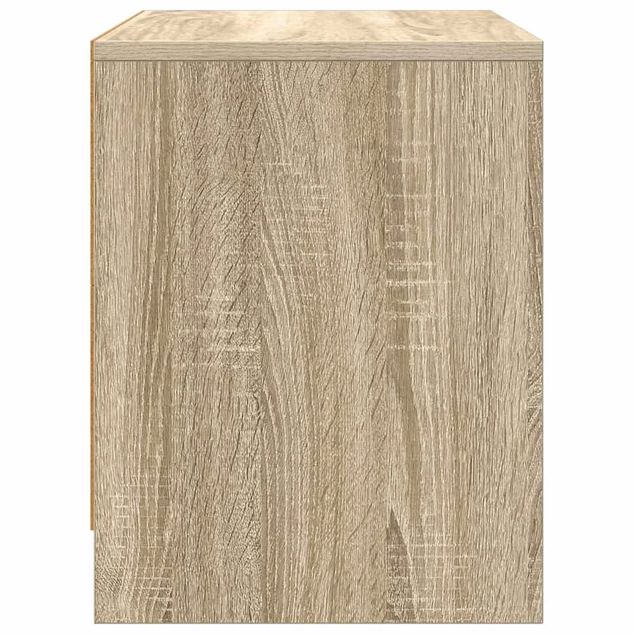 Table de chevet chêne sonoma 45x34x44,5 cm bois d'ingénierie - 7