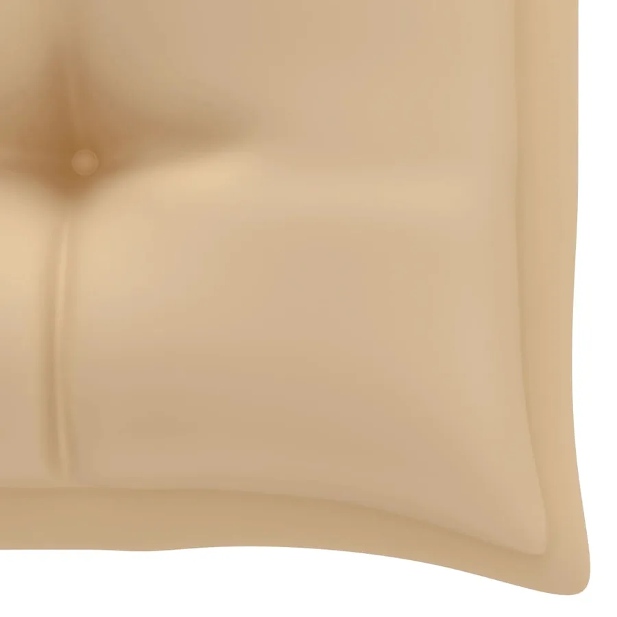 Balancelle 2 places feuilles de palmier et coussin 202cm Bambou - 10