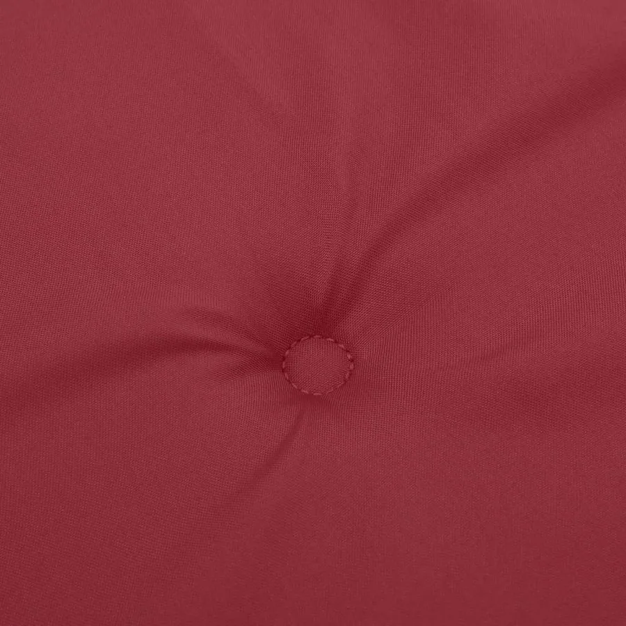 Coussin de banc de jardin rouge bordeaux 120x50x3 cm - 5