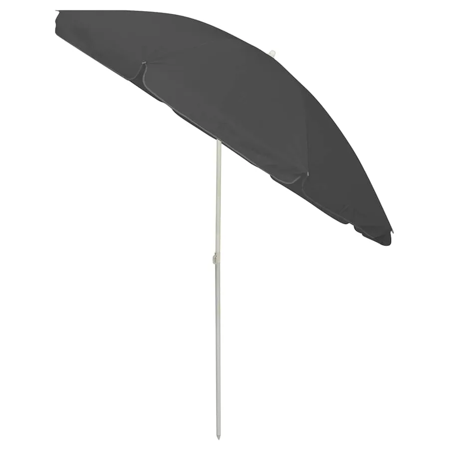 Parasol de plage anthracite 240 cm - 3