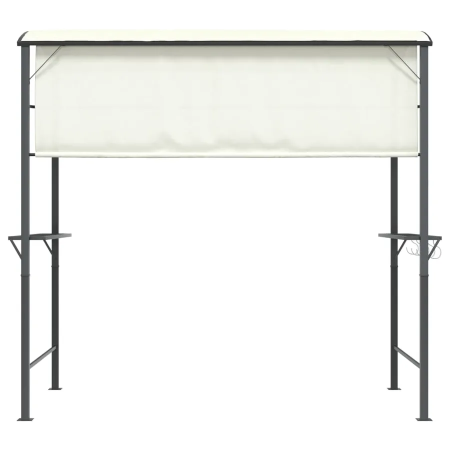Belvédère avec toit 220x110x200 cm Crème - 5