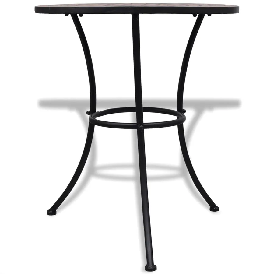 Table de bistro Terre cuite 60 cm Mosaïque - 2