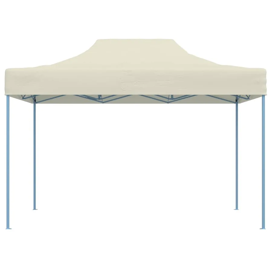 Tente de réception pliable professionnelle 3x4 m Acier Crème - 2