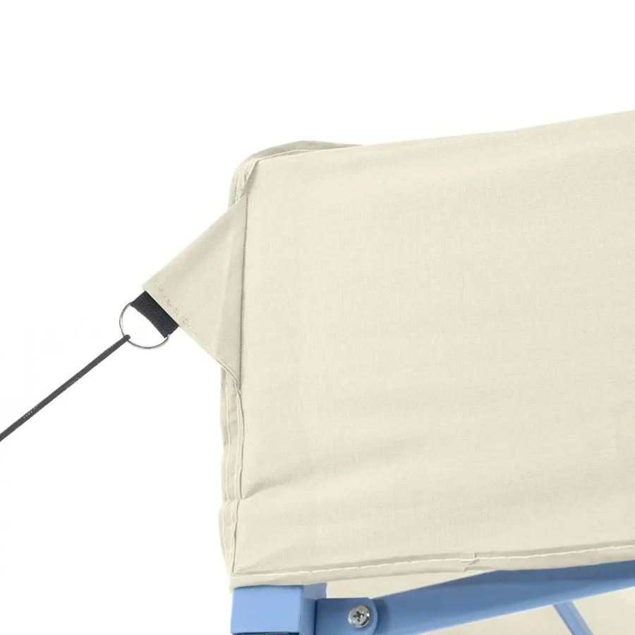 Tente de réception pliable professionnelle 3x4 m Acier Crème - 4