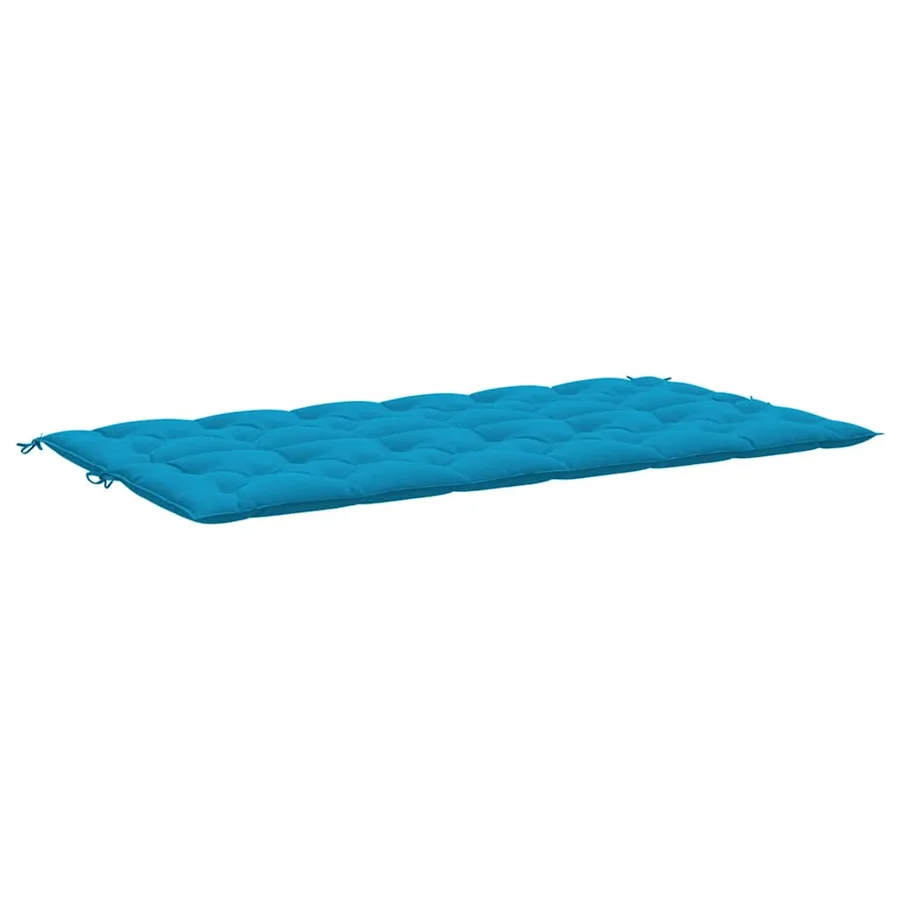Coussin de banc de jardin bleu clair tissu oxford - 5