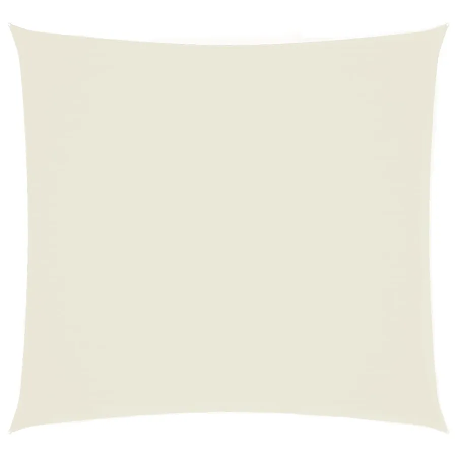 Voile de parasol tissu oxford carré 2x2 m crème - 2
