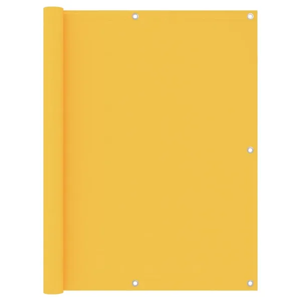 Écran de balcon Jaune 120x400 cm Tissu Oxford