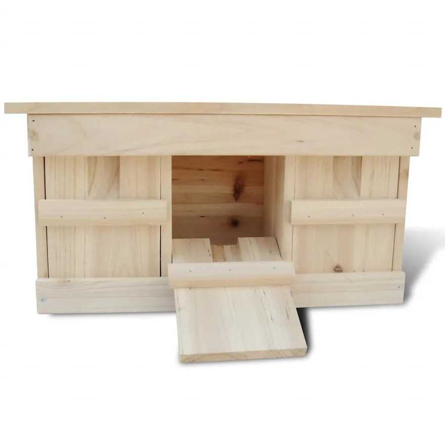 Maisons pour moineau 2 pcs Bois 44 x 15,5 x 21,5 cm - 3