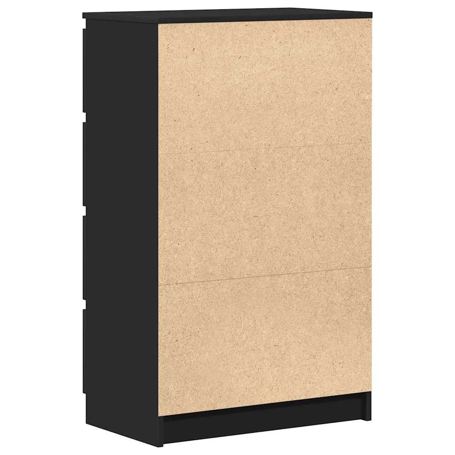 Buffet Noir 60x35x98,5 cm Bois d'ingénierie - 8