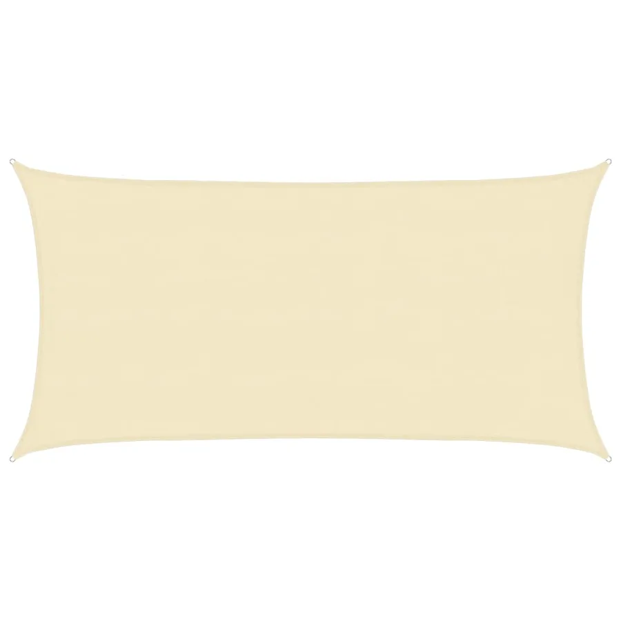 Voile d'ombrage 160 g/m² Crème 4x7 m PEHD - 2