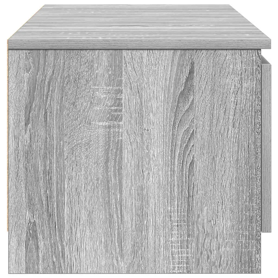 Meuble TV Sonoma gris 140x40x35,5 cm Bois d'ingénierie - 7