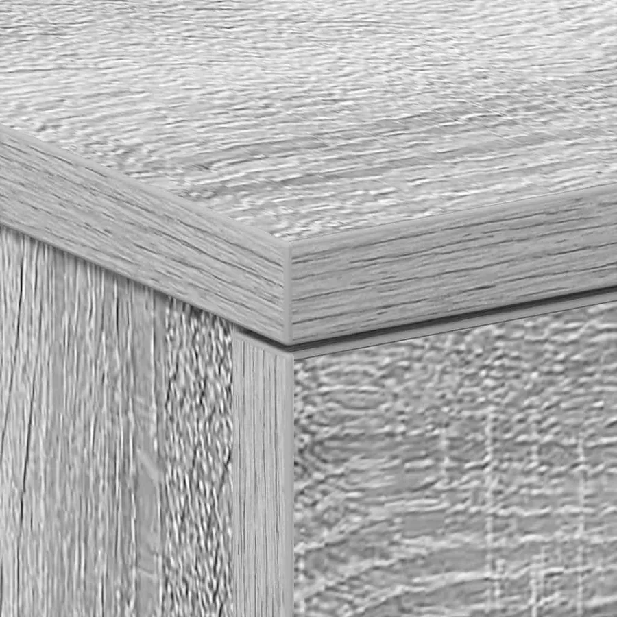 Tables de chevet 2 pcs Sonoma gris 38x35x56cm Bois d'ingénierie - 10