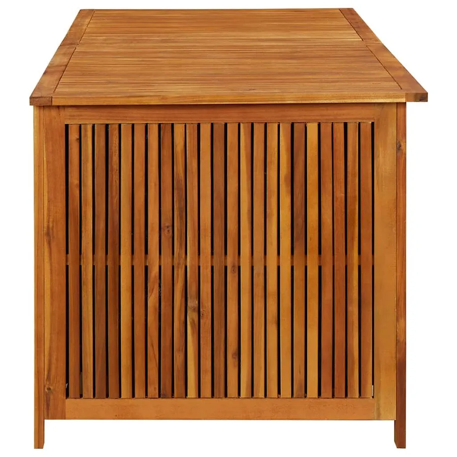 Boîte de rangement de jardin 175x80x75 cm Bois d'acacia solide - 5