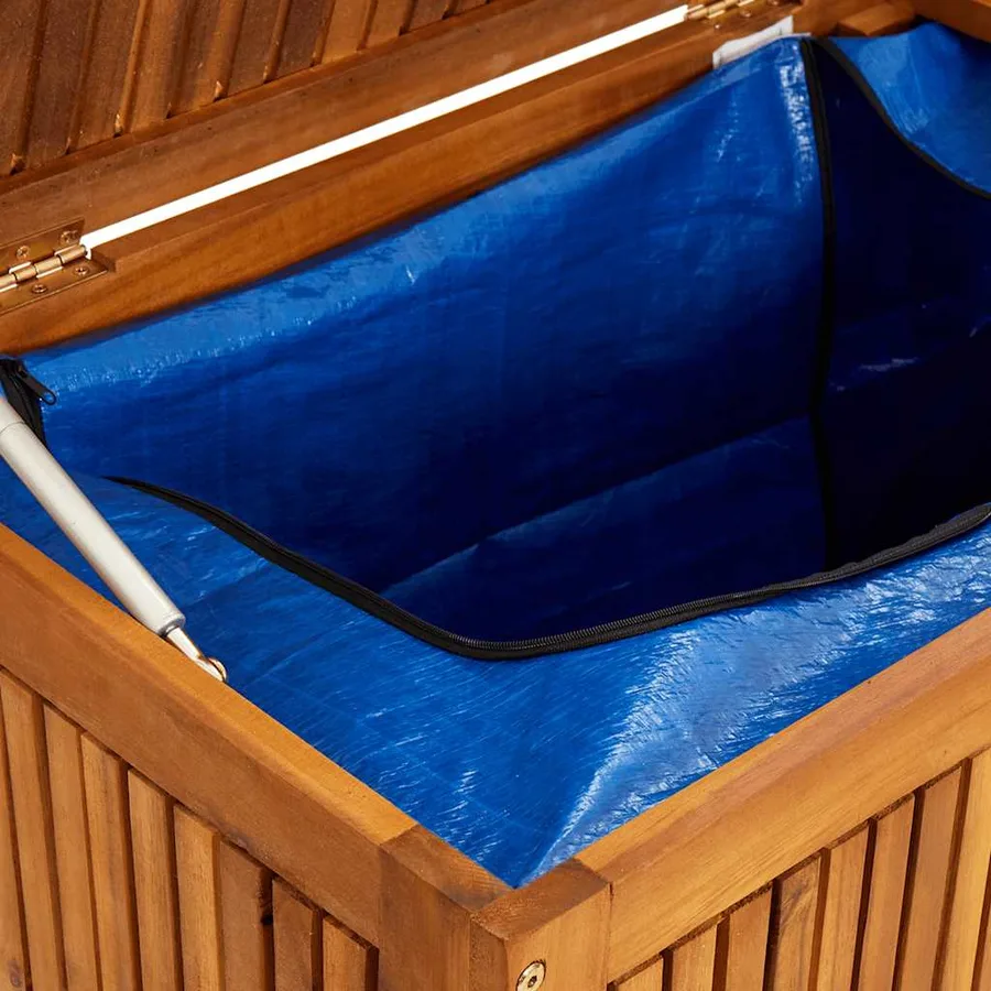 Boîte de rangement de jardin 175x80x75 cm Bois d'acacia solide - 9