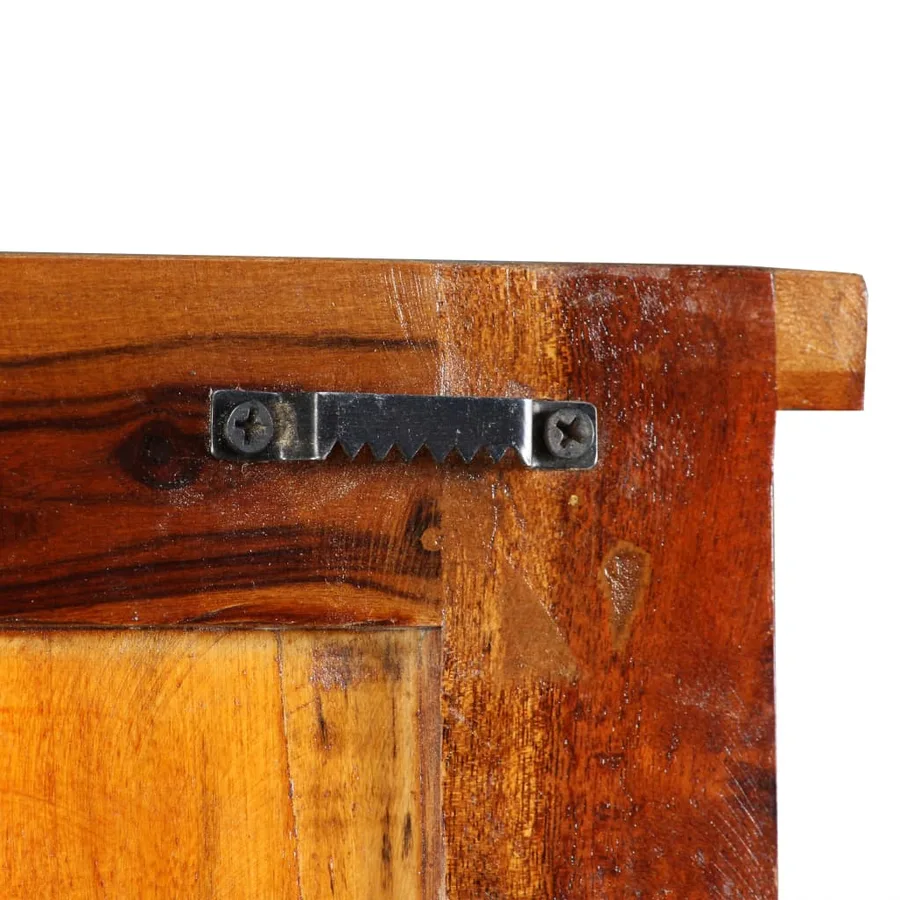 Porte-manteau 2 pcs Bois de récupération massif 38x100 cm - 8