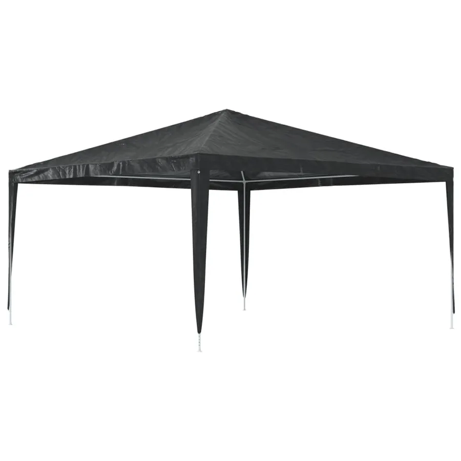 Tente de réception professionnelle 4x4 m Anthracite 90 g/m² - 5