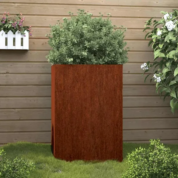 Jardinière 52x48x75 cm acier corten