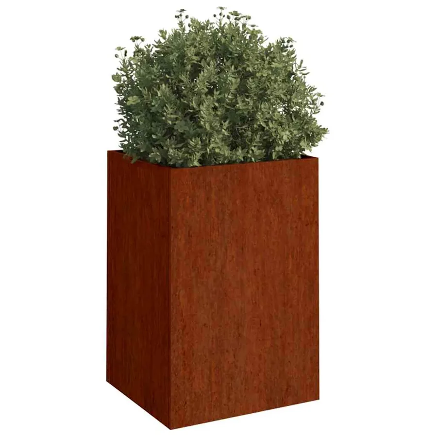 Jardinière 52x48x75 cm acier corten - 3