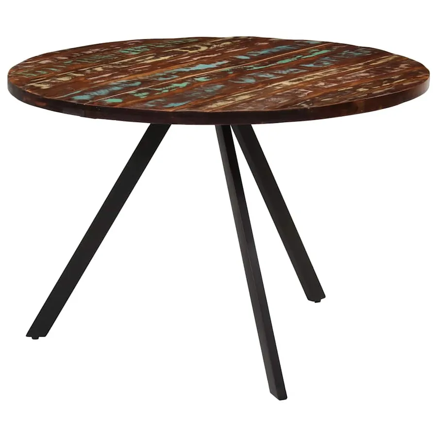 Table à manger 110x75 cm Bois massif de récupération