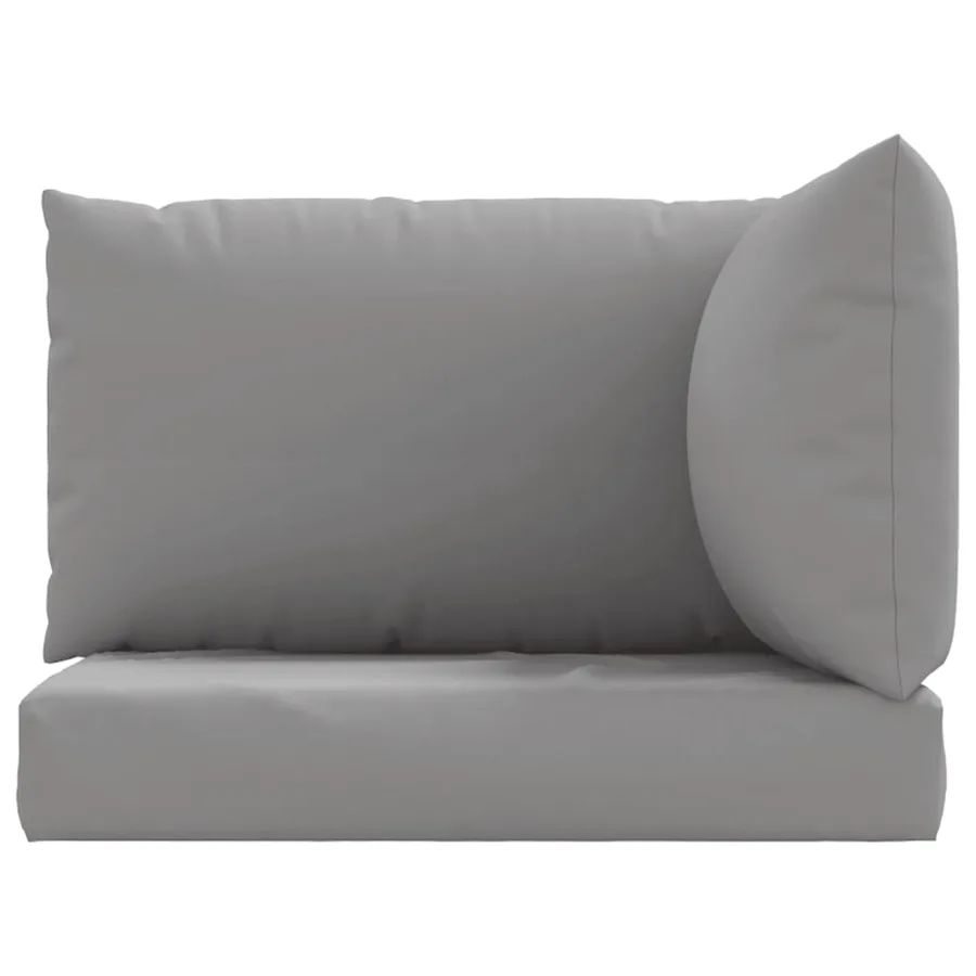 Coussins de palette lot de 3 gris tissu oxford - 4