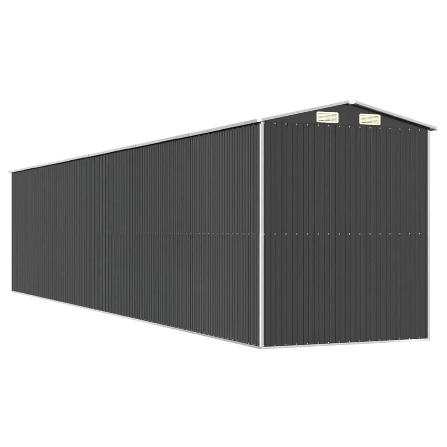 Abri de jardin Anthracite 192x938x223 cm Métal galvanisé - 6