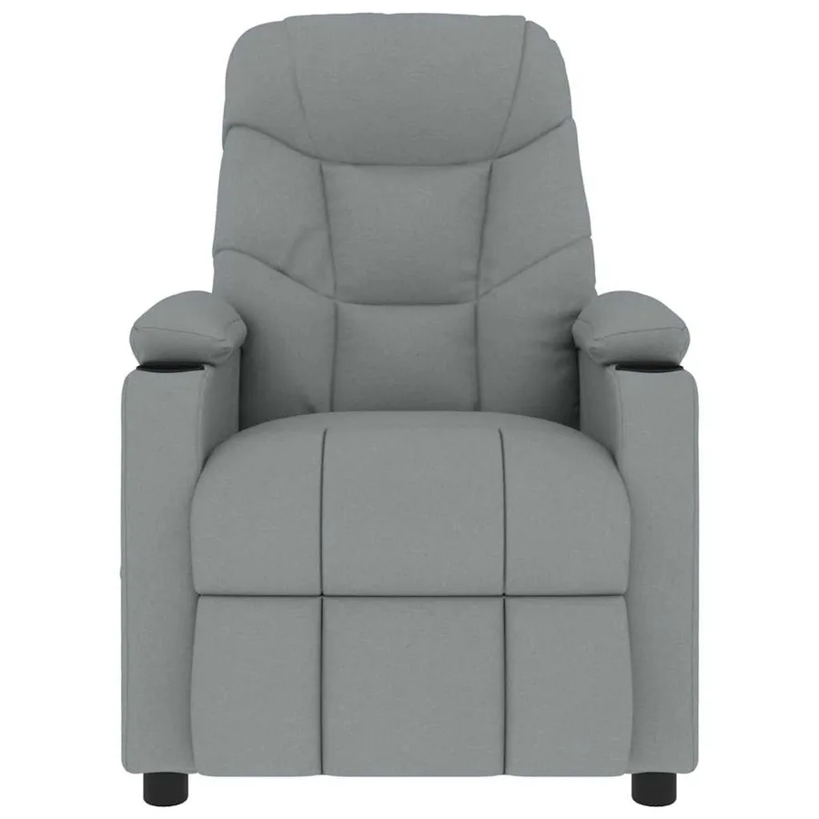 Fauteuil de massage Gris clair Tissu - 3