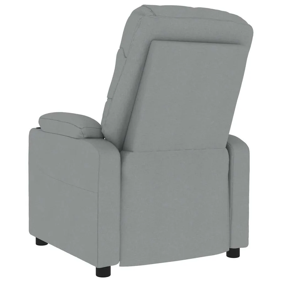 Fauteuil de massage Gris clair Tissu - 5