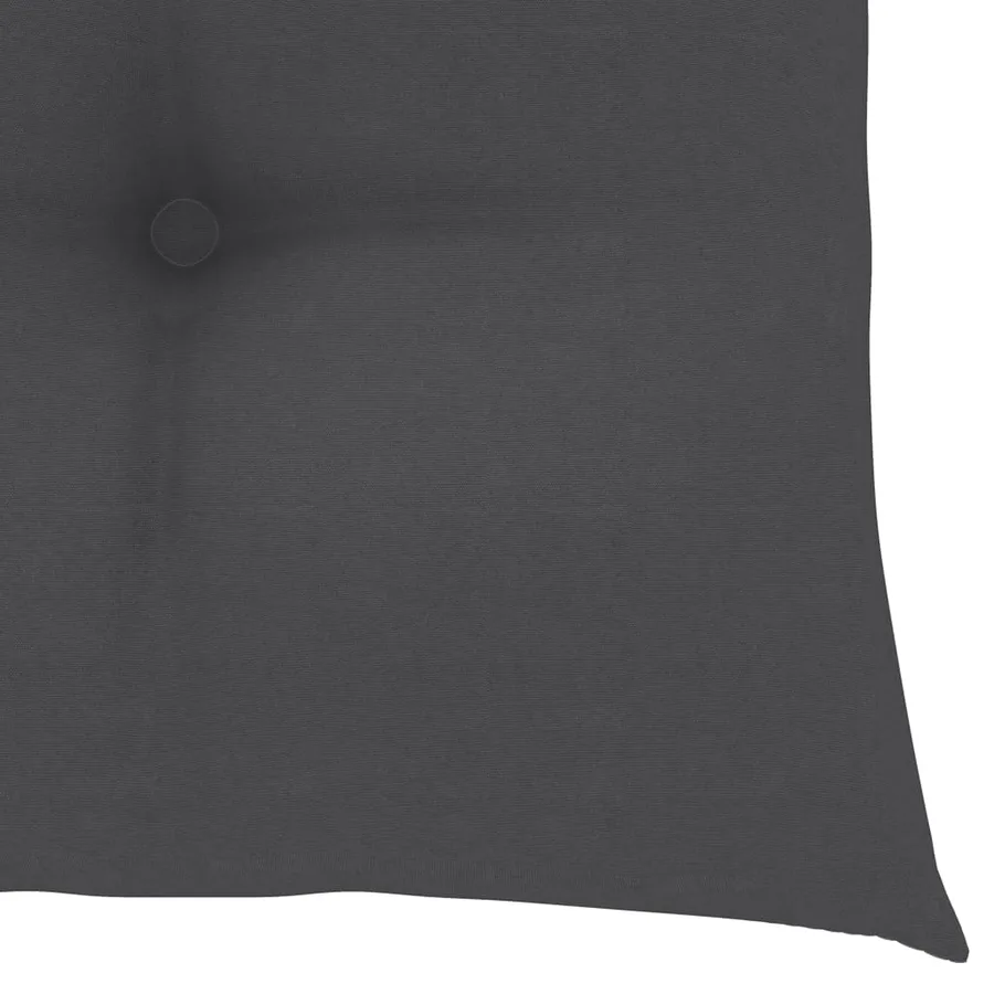 Chaises de jardin et coussins anthracite lot de 6 Bois de teck - 11