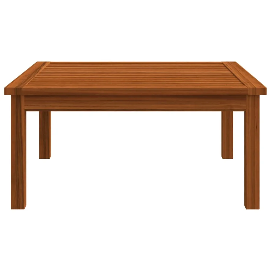 Salon de jardin 7 pièces avec coussins, bois d'acacia crème et corde - 16