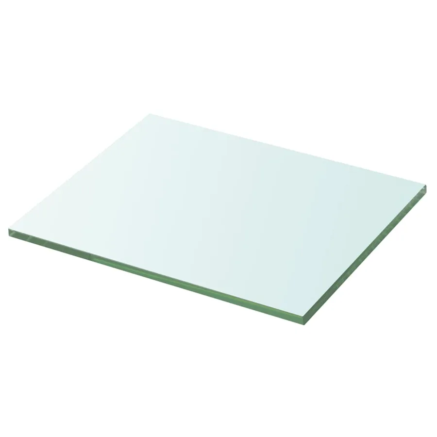 Panneaux d'étagère 2 pcs Verre Transparent 20 x 20 cm - 2