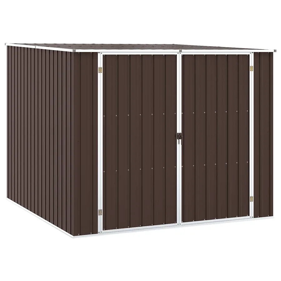 Abri de jardin Marrron 195x198x159 cm Métal galvanisé - 2