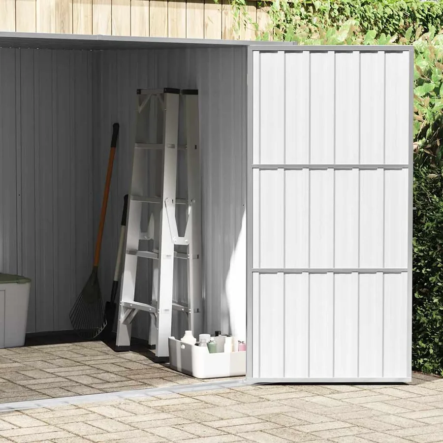 Abri de jardin Marrron 195x198x159 cm Métal galvanisé - 4