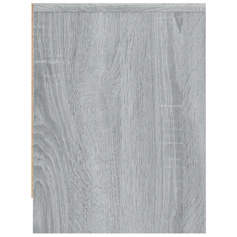 Tables de chevet 2 pcs sonoma gris 40x30x40 cm bois ingénierie - 5