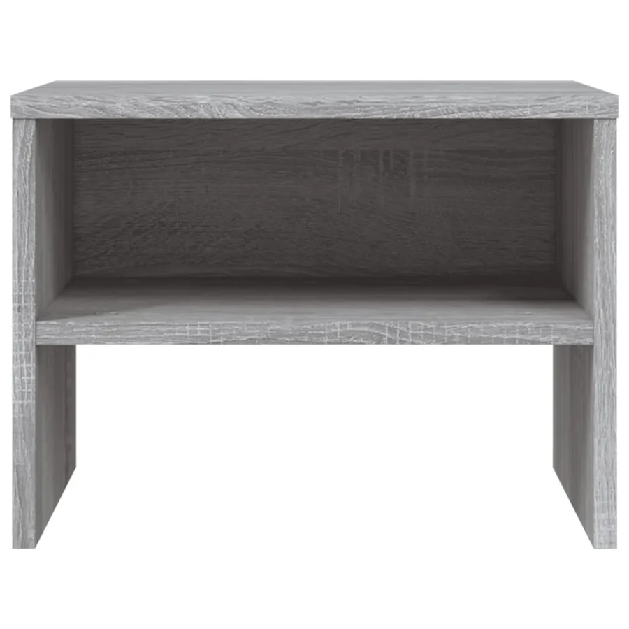 Tables de chevet 2 pcs Sonoma gris 40x30x30cm Bois d'ingénierie - 5