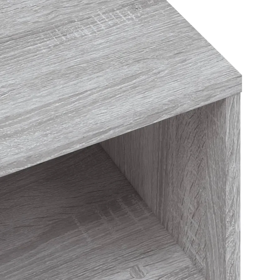 Tables de chevet 2 pcs Sonoma gris 40x30x30cm Bois d'ingénierie - 8