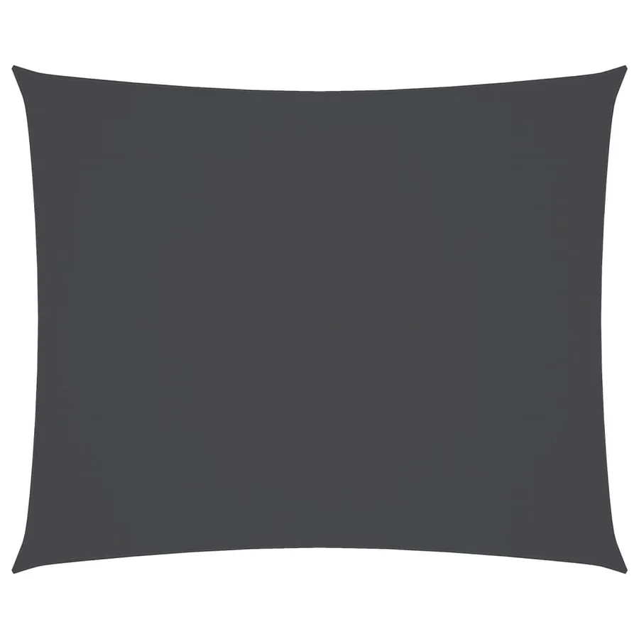 Voile de parasol tissu oxford rectangulaire 3,5x4,5m anthracite - 2