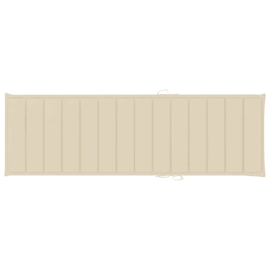 Chaise longue pour 2 personnes avec coussins Bambou - 10