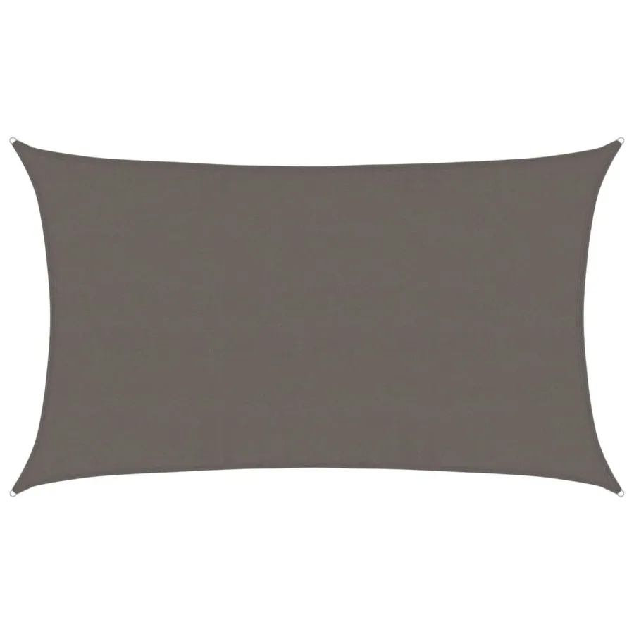 Voile d'ombrage 160 g/m² Anthracite 5x8 m PEHD - 2