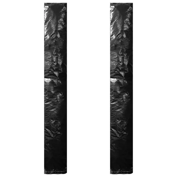 Housses de parasol avec fermeture éclair 2 pcs PE 250 cm