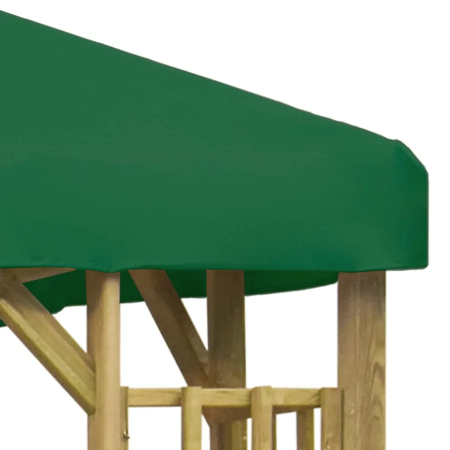 Belvédère 3x3 m Vert - 3