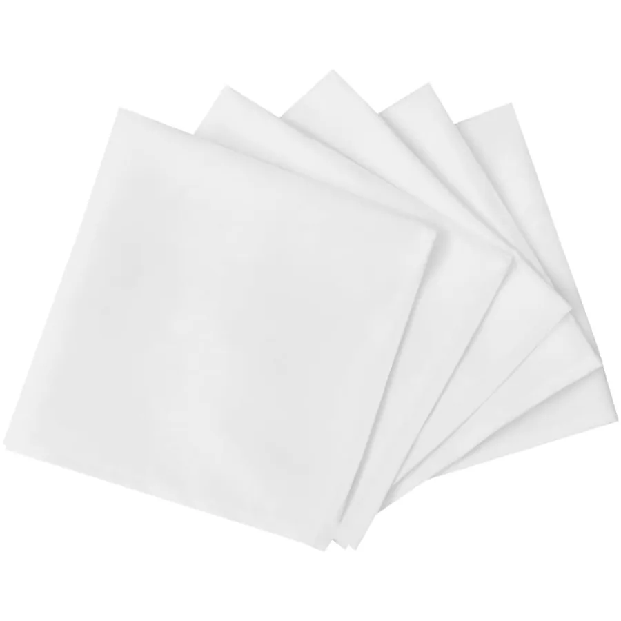 Serviettes de table 100 pcs Blanc 50x50 cm - 2