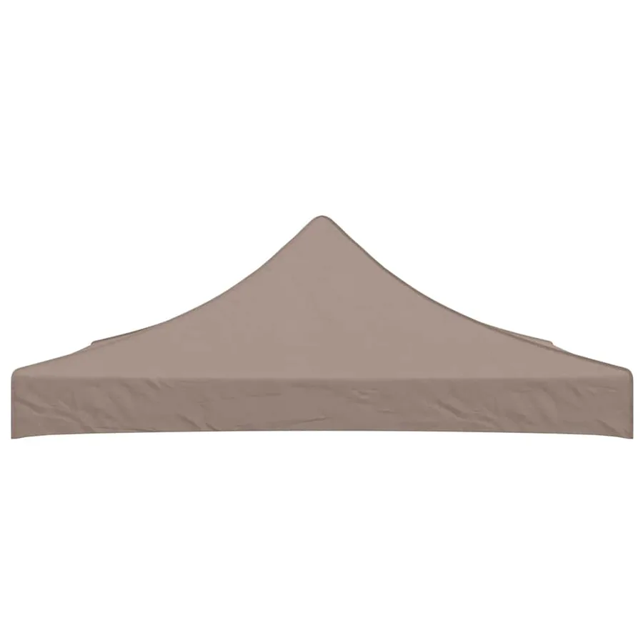 Toit de tente de réception 3x3 m Taupe 270 g/m² - 3