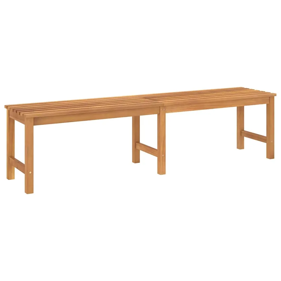 Banc de jardin 180 cm bois de teck solide - 2