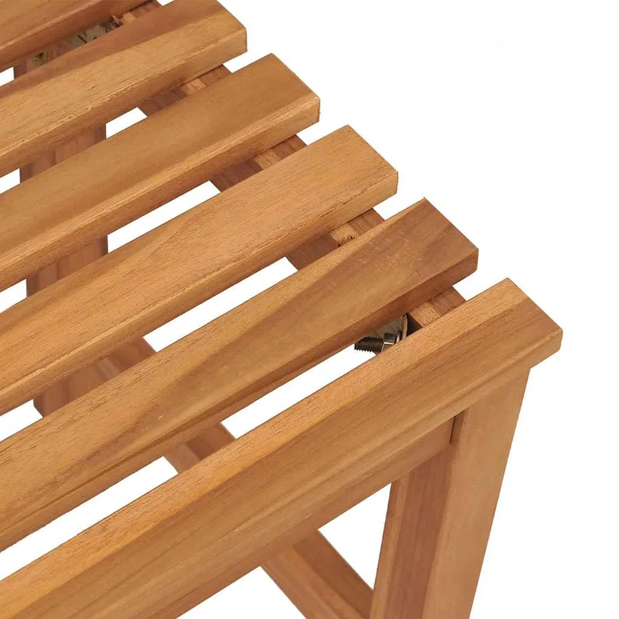Banc de jardin 180 cm bois de teck solide - 7