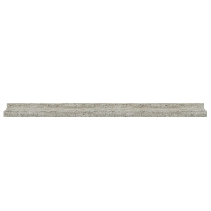 Étagères murales 2 pcs Gris béton 80x9x3 cm - 6