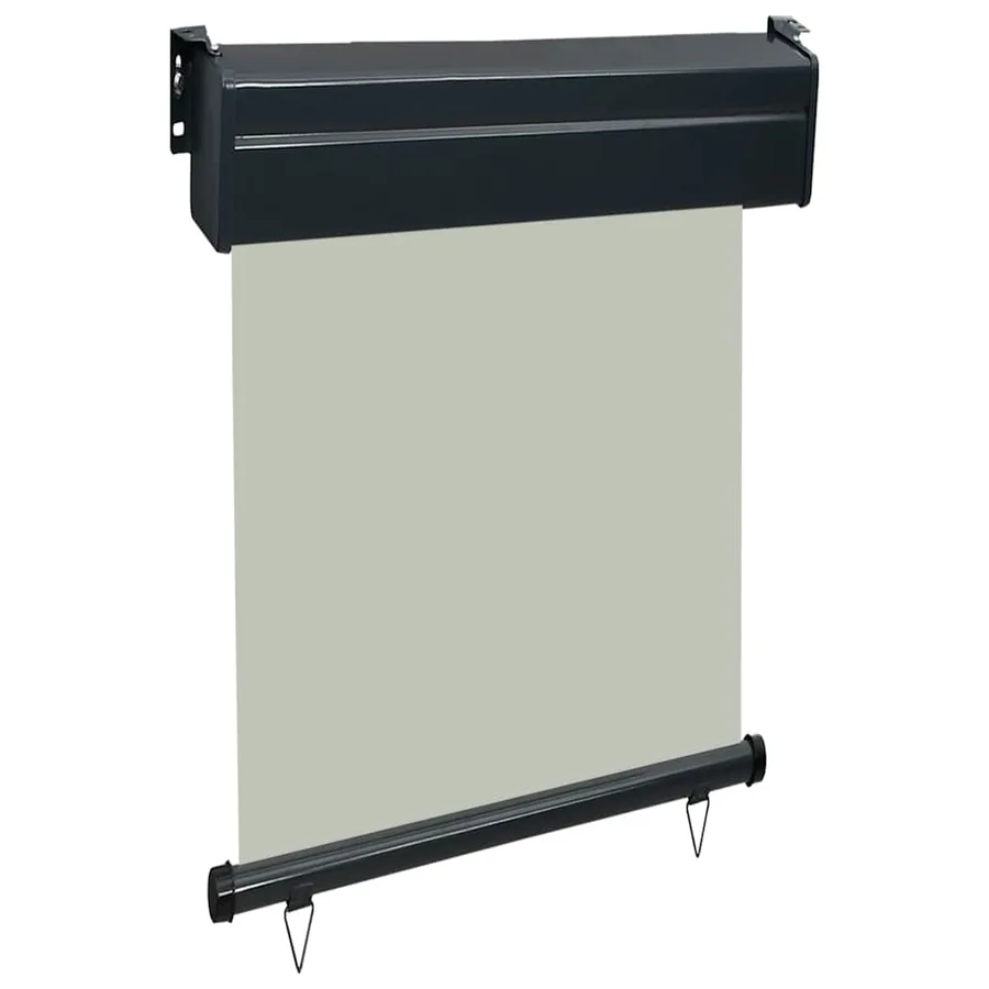 Auvent latéral de balcon 65x250 cm Gris - 3