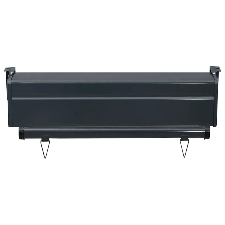 Auvent latéral de balcon 65x250 cm Gris - 6