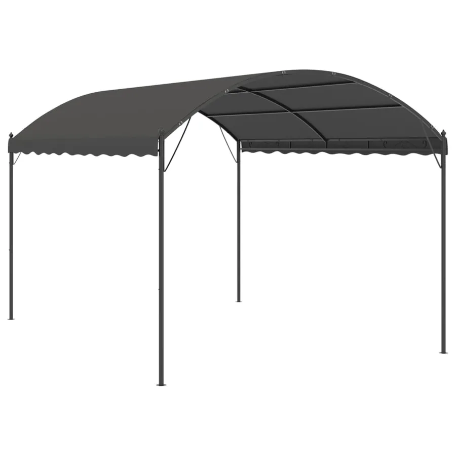 Auvent de parasol 3 x 4 m Anthracite - 2