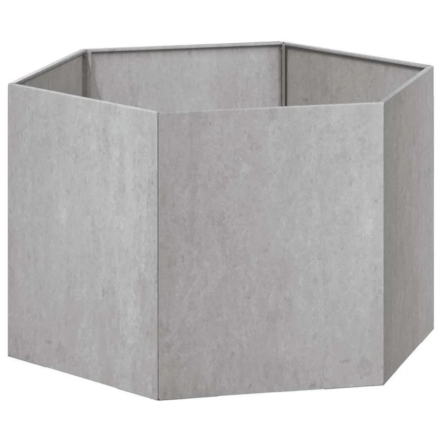 Jardinière Rouillé 60x60x45 cm Acier corten - 4